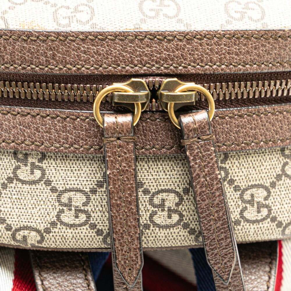 GUCCI Authentic Brown Leather Backpack - Picture 10 of 13